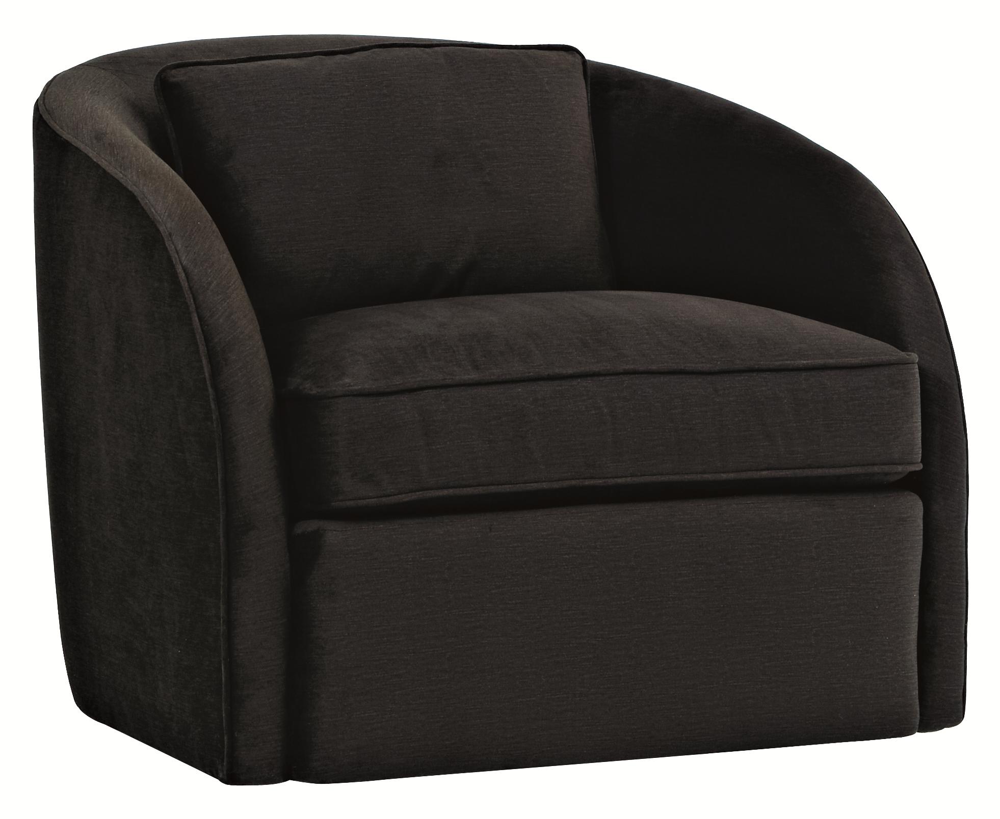 Bernhardt Upholstered Accents Turner Swivel Chair with Casual